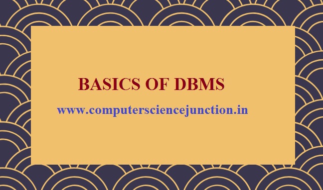 characteristics of dbms