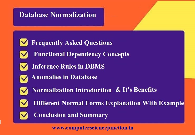 normalization in dbms
