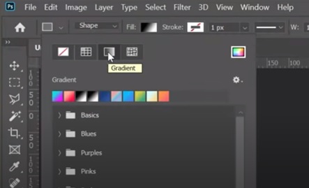 how to add gradient to image