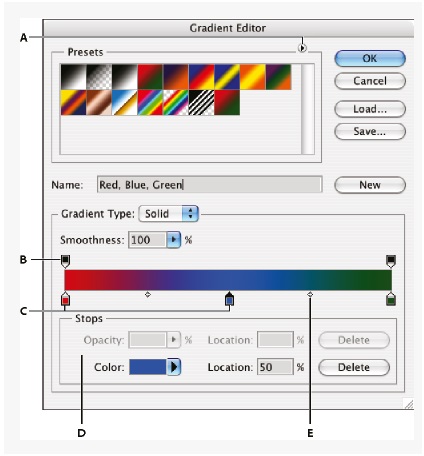 gradient editor