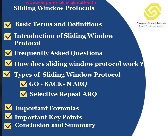 sliding window protocol in computer netorks