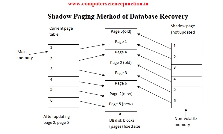 shadow paging in dbms