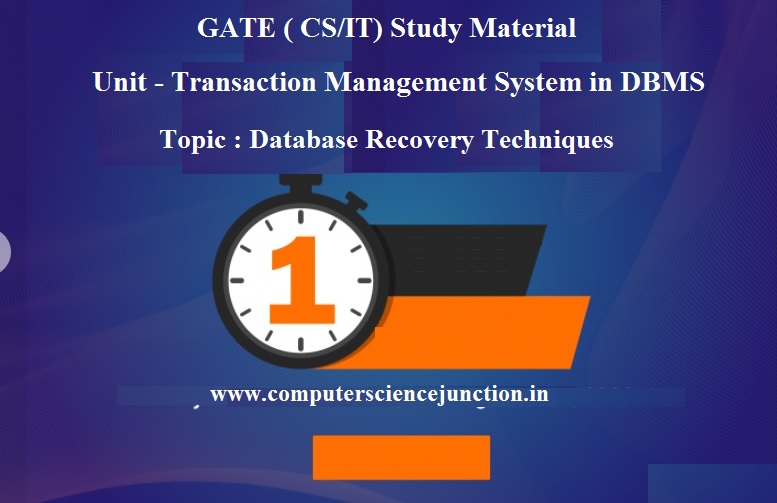 recovery system in dbms