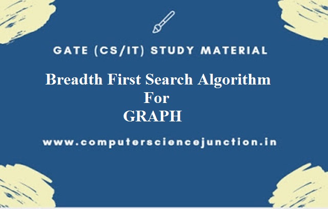 breadth first search algorithm for graph