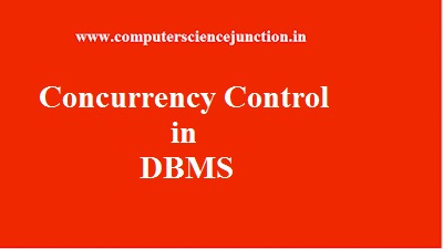 concurrency control in dbms