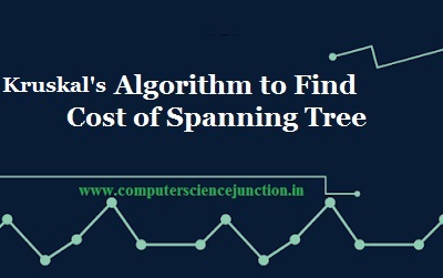 kruskal's algorithm in data structure