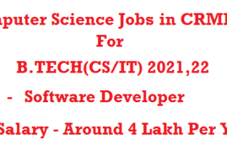 computer science jobs for b.tech