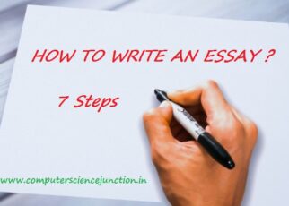 how to write an essay