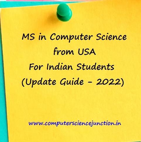 ms in computer science in usa