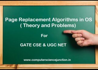 page replacement algorithms in os