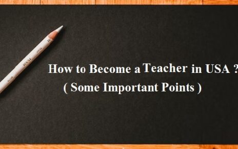 how to become a teacher in usa
