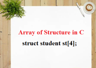 array of structure in c language