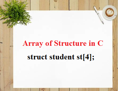 array of structure in c language