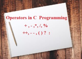 Operators in C Programming