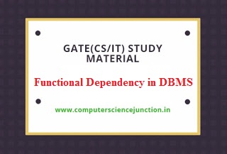 functional dependency in DBMS