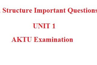 data structure important questions