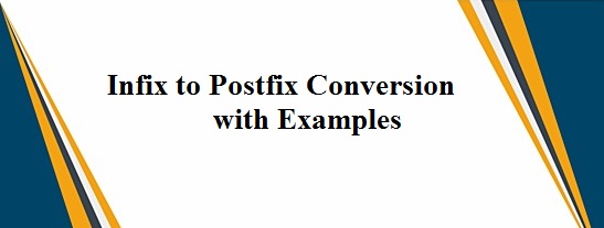 infix to postfix conversion with examples
