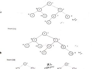 avl tree questions