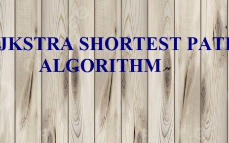 dijkstra single shortest path algorithm