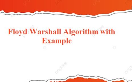floyd warshall algorithm example